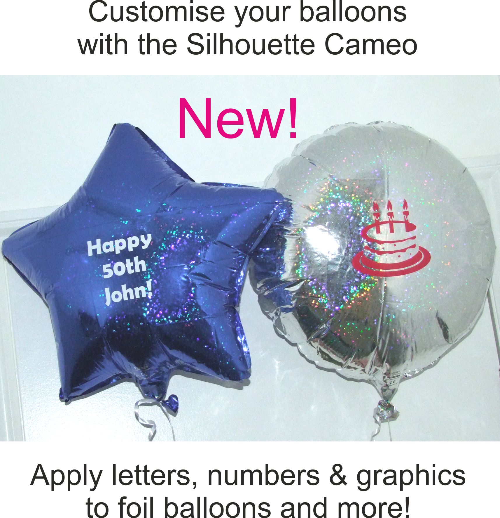 Silhouette Cameo - Balloon/Vinyl Sign Making Package Silhouette Cameo - Balloon/Vinyl Sign Making Package